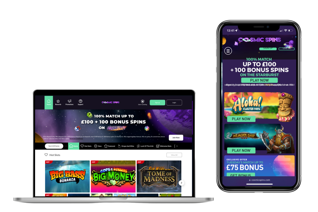Cosmic Spins Casino Elevate Your Gaming Experience